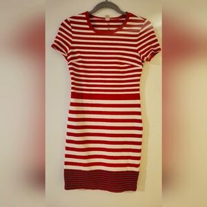 Red, white and blue dress